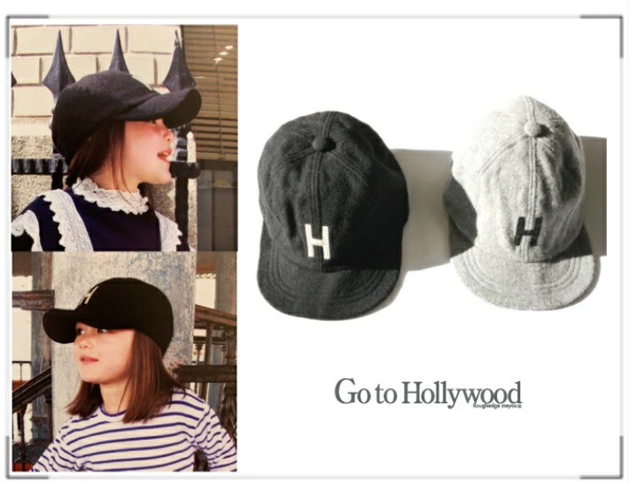 【SALE 50%OFF】2018 A/W Go to Hollywood ゴートゥーハリウッド 1488015 メルトンH CAP【L(54cm)】【LL(56cm)】【F(58cm)】【2 ブラック】【3 グレー】